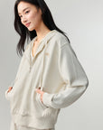 EP YAYING Sporty Knitted Sweatshirt
