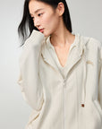 EP YAYING Sporty Knitted Sweatshirt