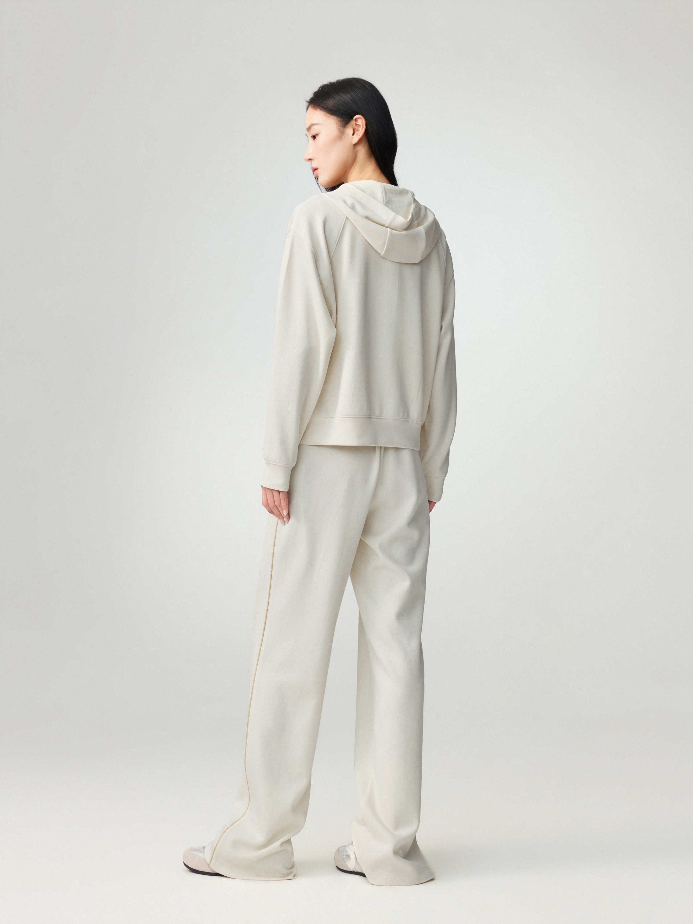 EP YAYING Sporty Knitted Sweatshirt