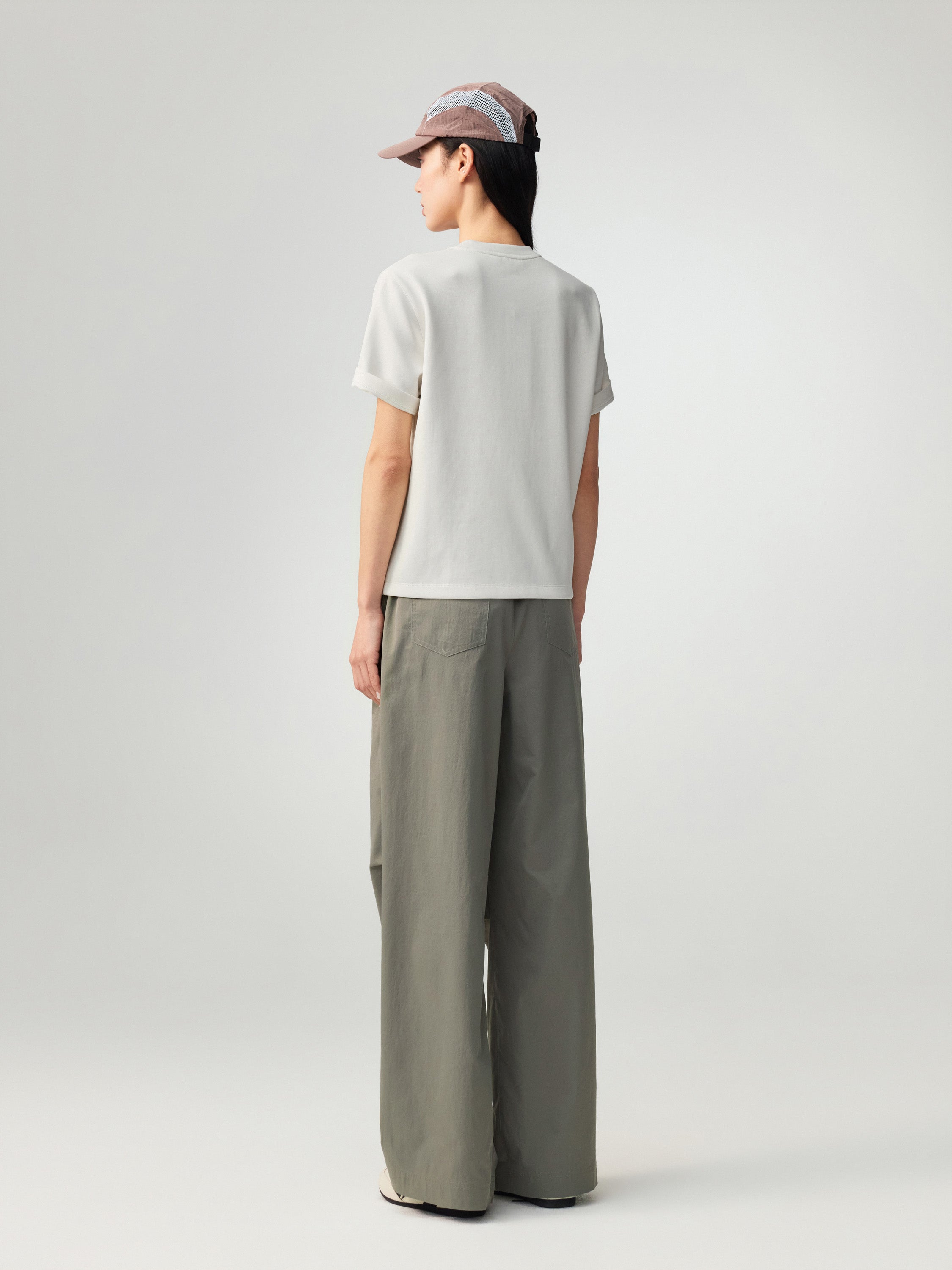 EP YAYING Knitted Short Sleeve T-shirt