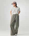 EP YAYING Knitted Short Sleeve T-shirt