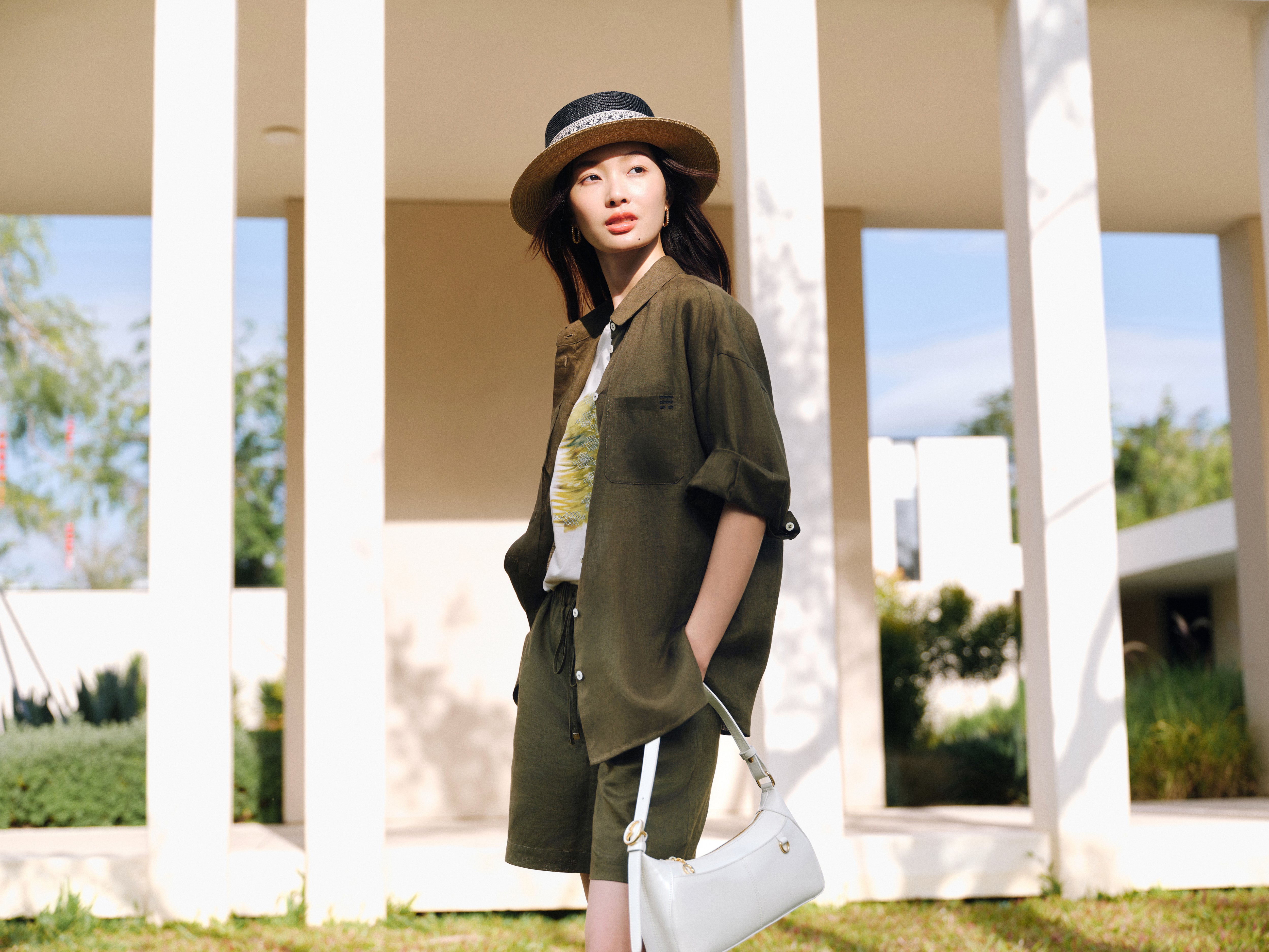 EP YAYING 100% Linen Shirt