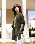 EP YAYING 100% Linen Shirt