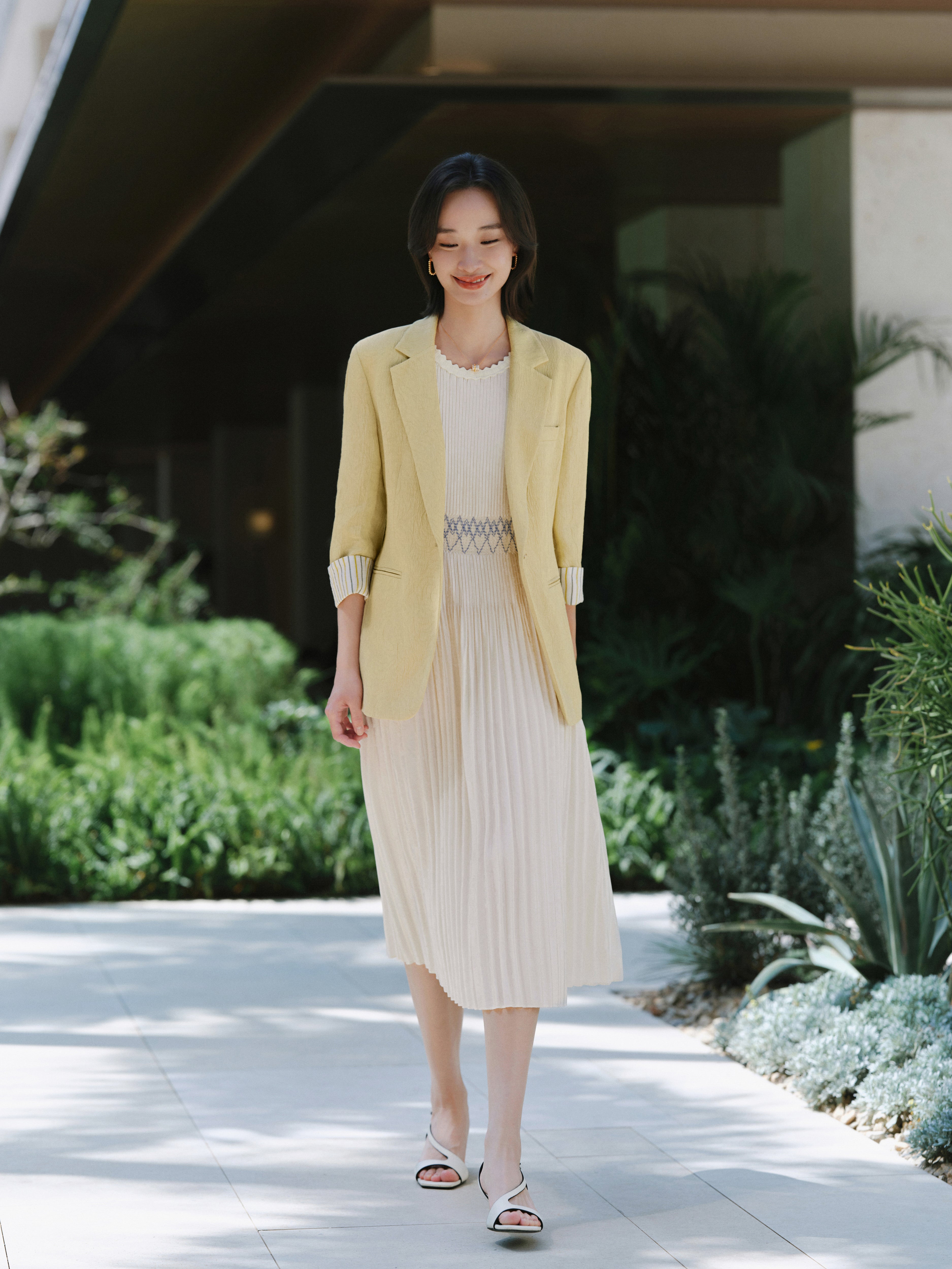 EP YAYING Linen Blazer