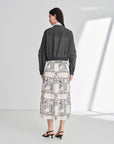 EP YAYING Black Wool Loose Fit Jacket