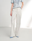 EP YAYING Cotton Blend High-Waist Jeans