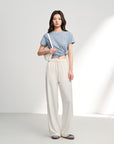 EP YAYING Blue Stripe Essential Tee