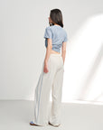 EP YAYING Blue Stripe Essential Tee