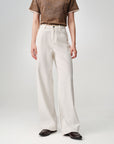 EP YAYING Lyocell High-Waist Relaxed Wide-Leg Trousers