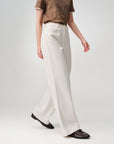 EP YAYING Lyocell High-Waist Relaxed Wide-Leg Trousers