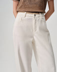 EP YAYING Lyocell High-Waist Relaxed Wide-Leg Trousers
