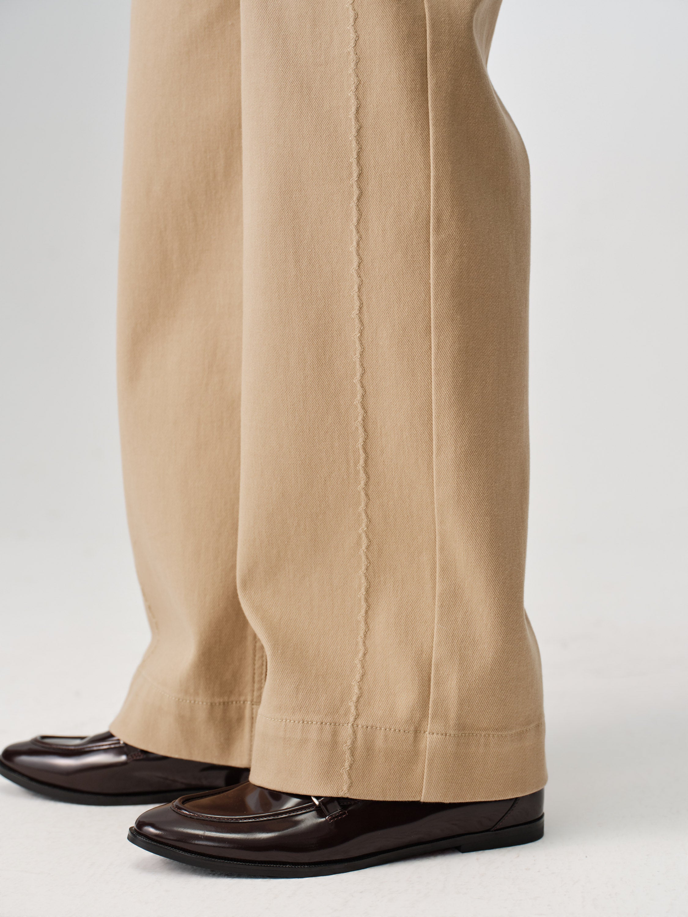 EP YAYING High-Waist Relaxed Straight-Leg Jeans