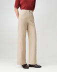 EP YAYING Cotton-Stretch Relaxed Straight-Leg Pants