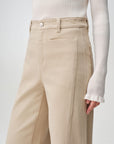 EP YAYING Long-Staple Cotton High-Waist Wide-Leg Jeans
