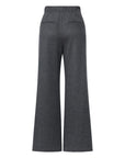 EP YAYING Honeycomb Knit Wide-Leg Trousers