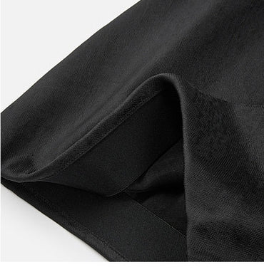 EP YAYING A-Line Fishtail Draped Midi Skirt EGLAA3201A