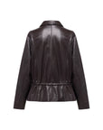EP YAYING Vintage Sleek Leather Jacket