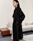 YAYING Triacetate Long Trench Coat EPIAT7307AH