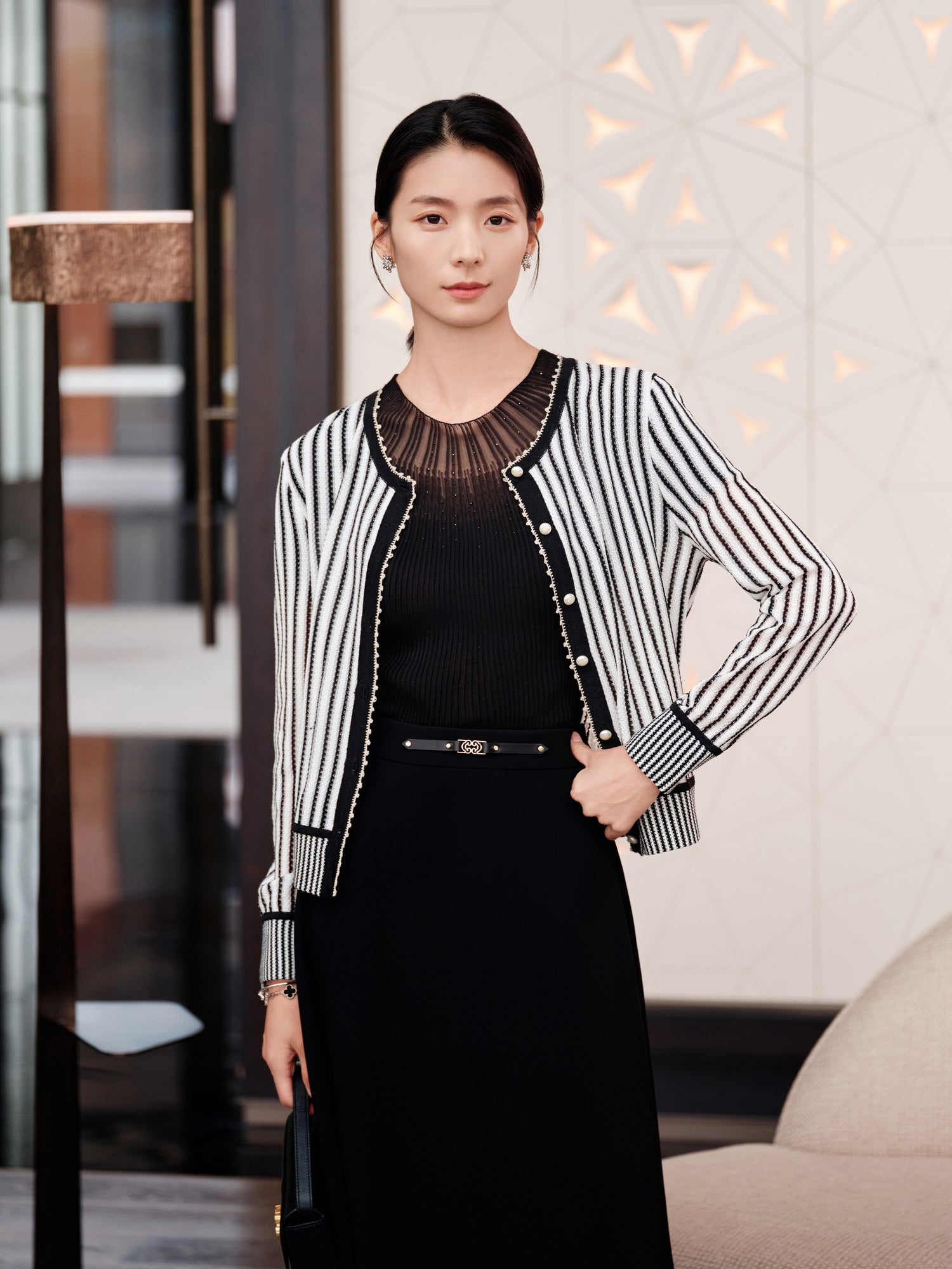 YAYING Mulberry Silk Knit Cardigan