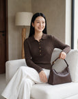 EP YAYING 100% Pure Wool Sweater