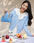 EP YAYING Wool Knitted Cardigan