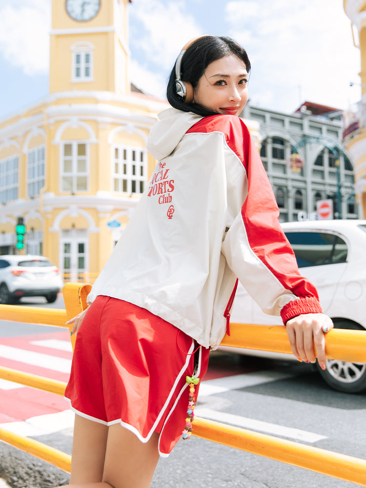 EP YAYING Color Block Sports Jacket