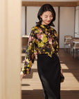 YAYING Silk Floral Shirt