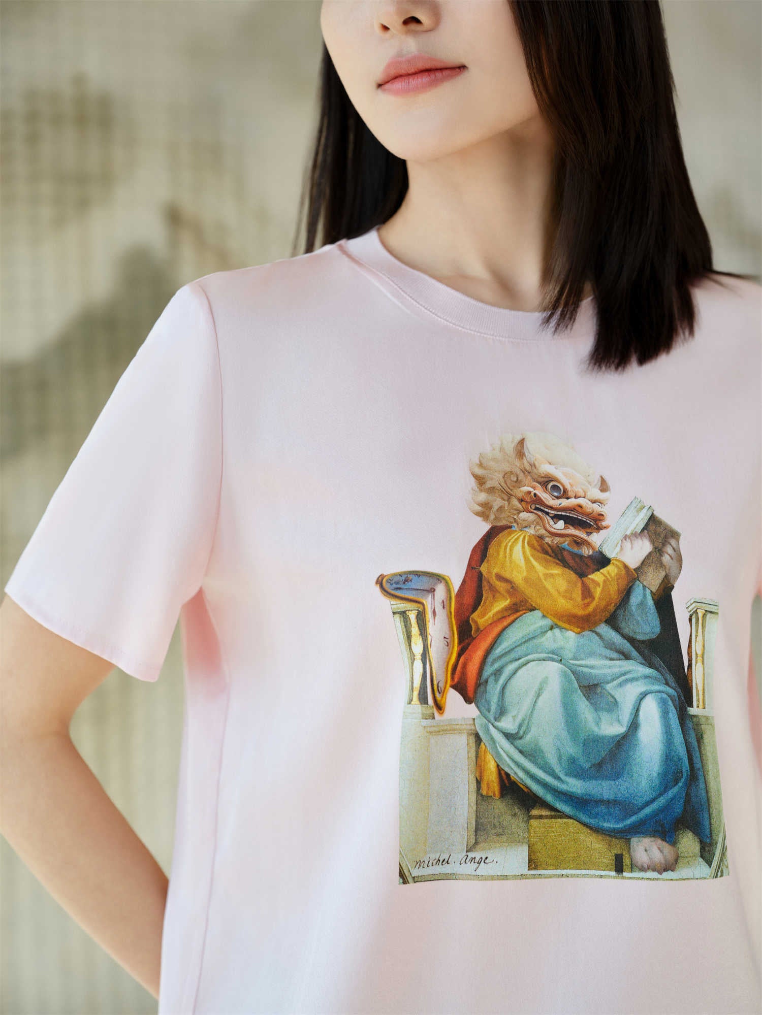 YAYING Silk Floral T-shirt
