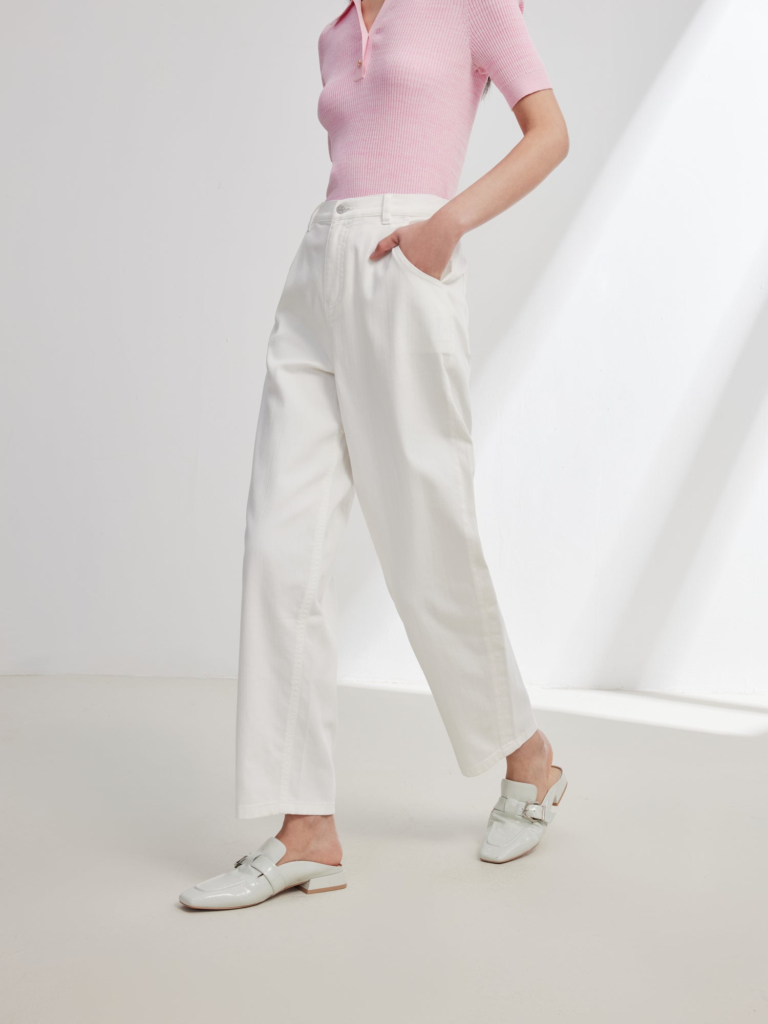 EP YAYING Tencel Cotton Denim Jeans