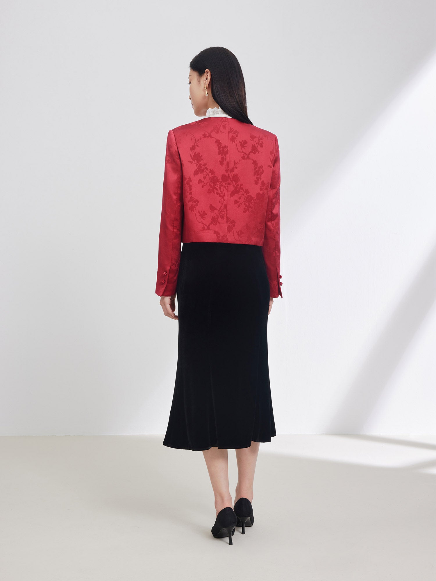 EP YAYING Satin Chinese-style Jacket