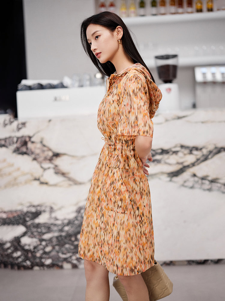 YAYING Hooded Dress