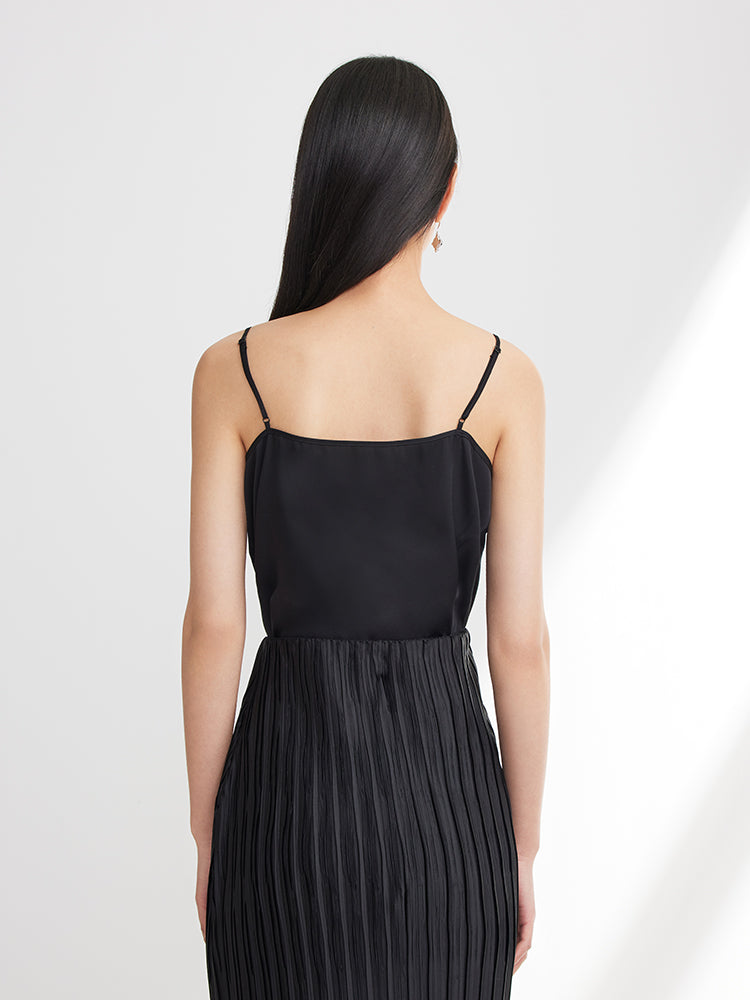 EP YAYING V-neck rhinestone chain camisole