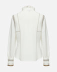 EP YAYING Ruffled Embroidered Shirt EGKAS2228AW