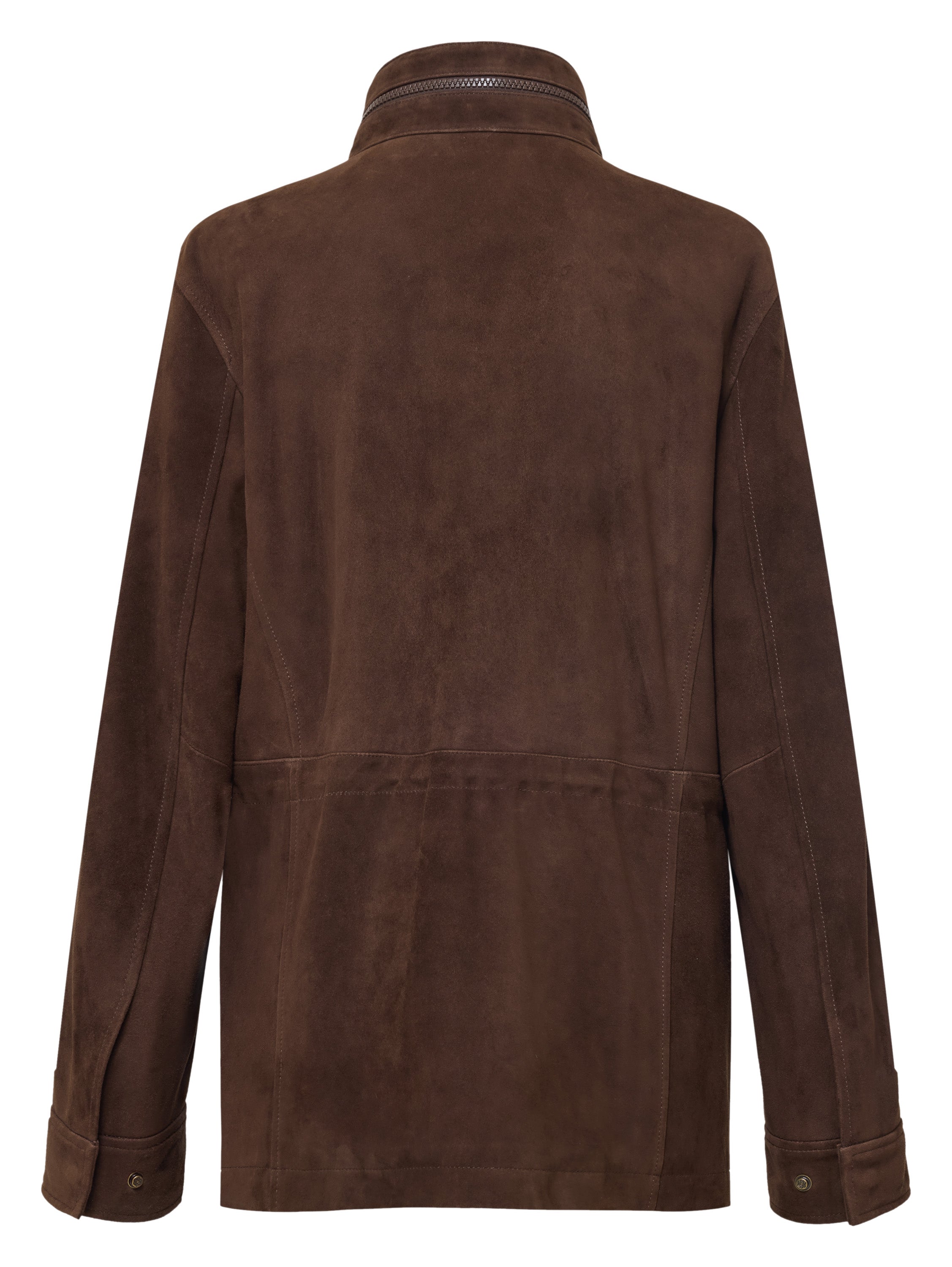 YAYING Full-Length Suede Coat