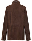 YAYING Full-Length Suede Coat