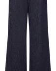 YAYING Cashmere Denim Straight-Leg Pants