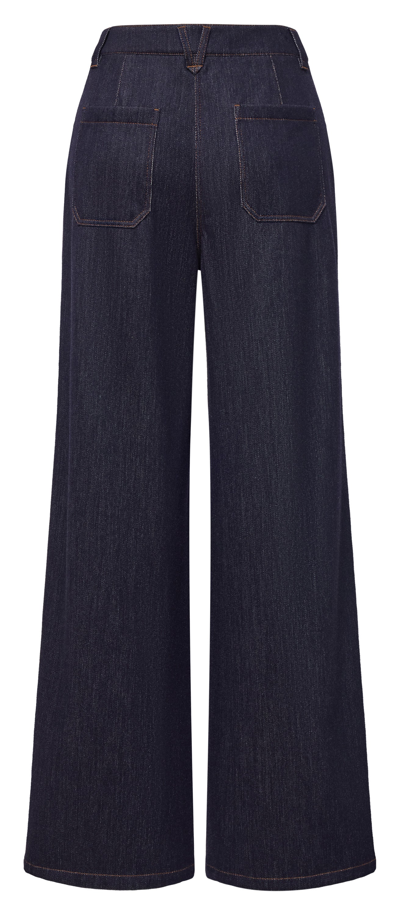 YAYING Cashmere Denim Straight-Leg Pants