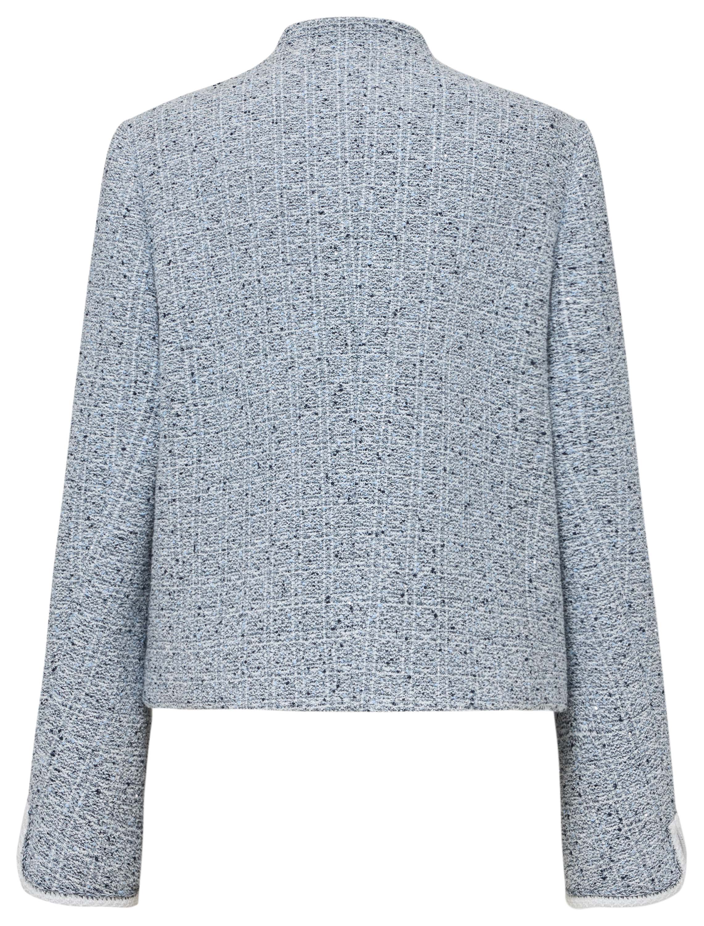 YAYING Chinese-Style Small Stand-Collar Short Knit Jacket