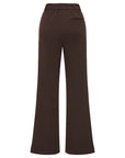EP YAYING Lyocell-Wool High-Waist Slight-Flare Pants