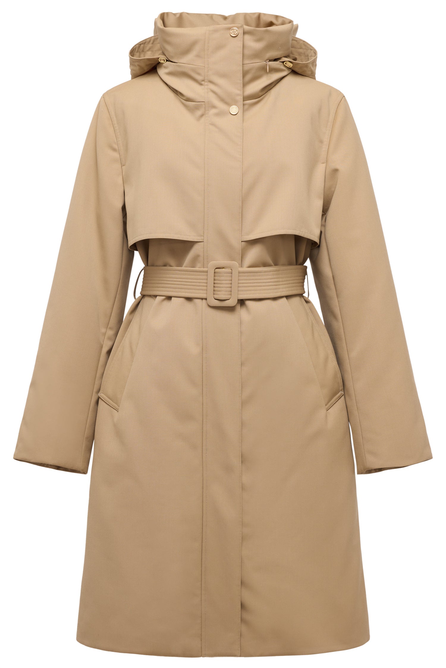 YAYING Wool Trench Down Coat EPKIQY206AE