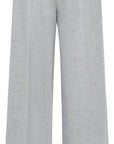 EP YAYING Blue Label Silk-Wool Wide-Leg Pants