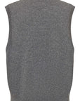 YAYING Wool Cashmere Embroidered V-Neck Vest