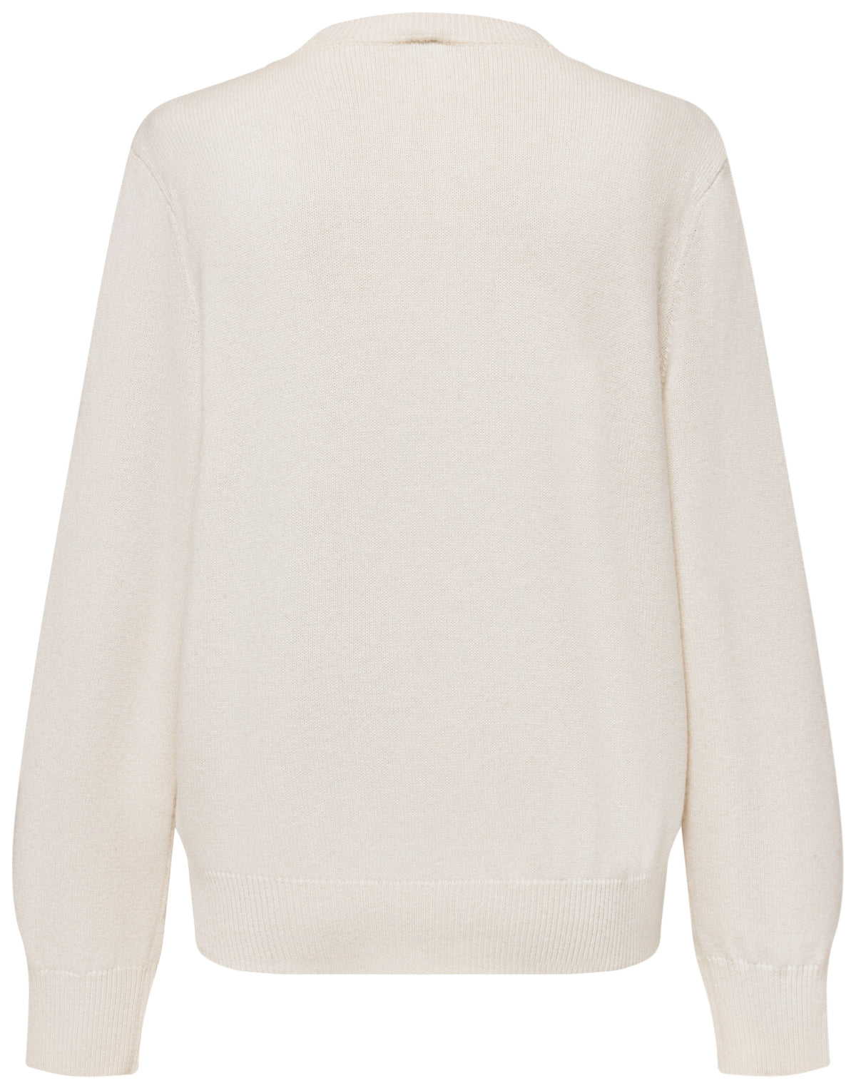 YAYING Embroidered Wool-Cashmere Round-Neck Knit Cardigan
