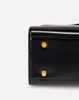 YAYING Peony Bamboo-Handle Structured Mini Top Handle Bag