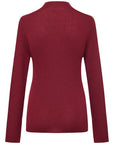YAYING Mock-Neck Cable-Knit Cashmere-Silk Top
