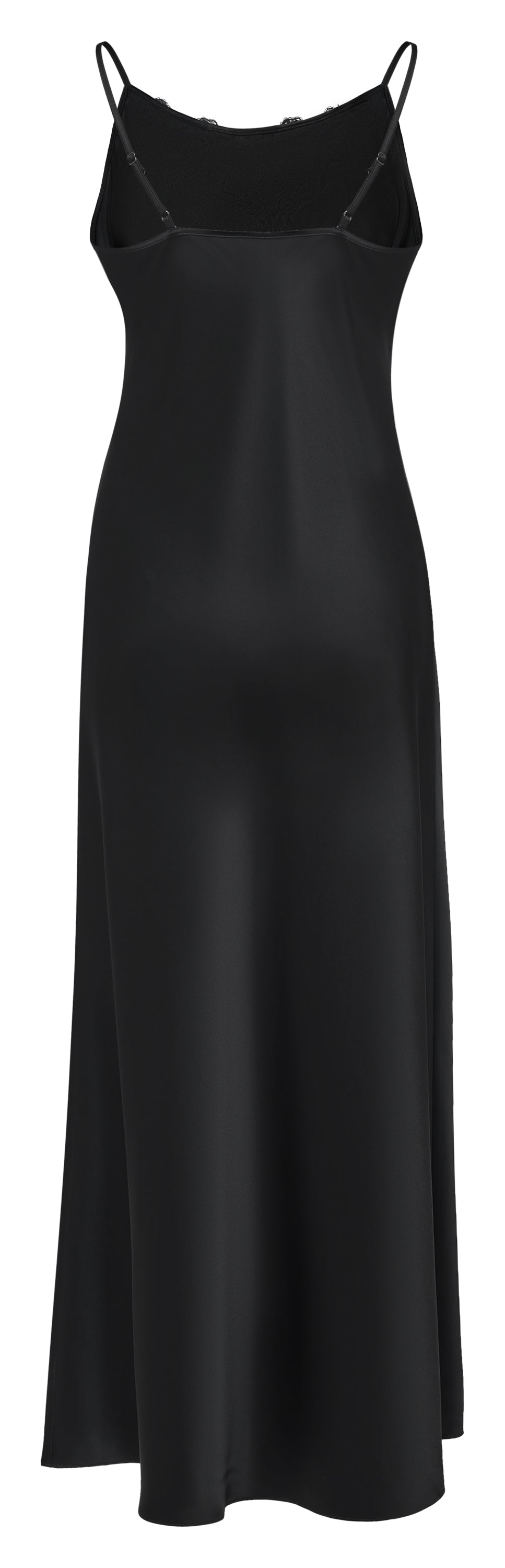 YAYING Triacetate Lace-Spliced Slip Dress