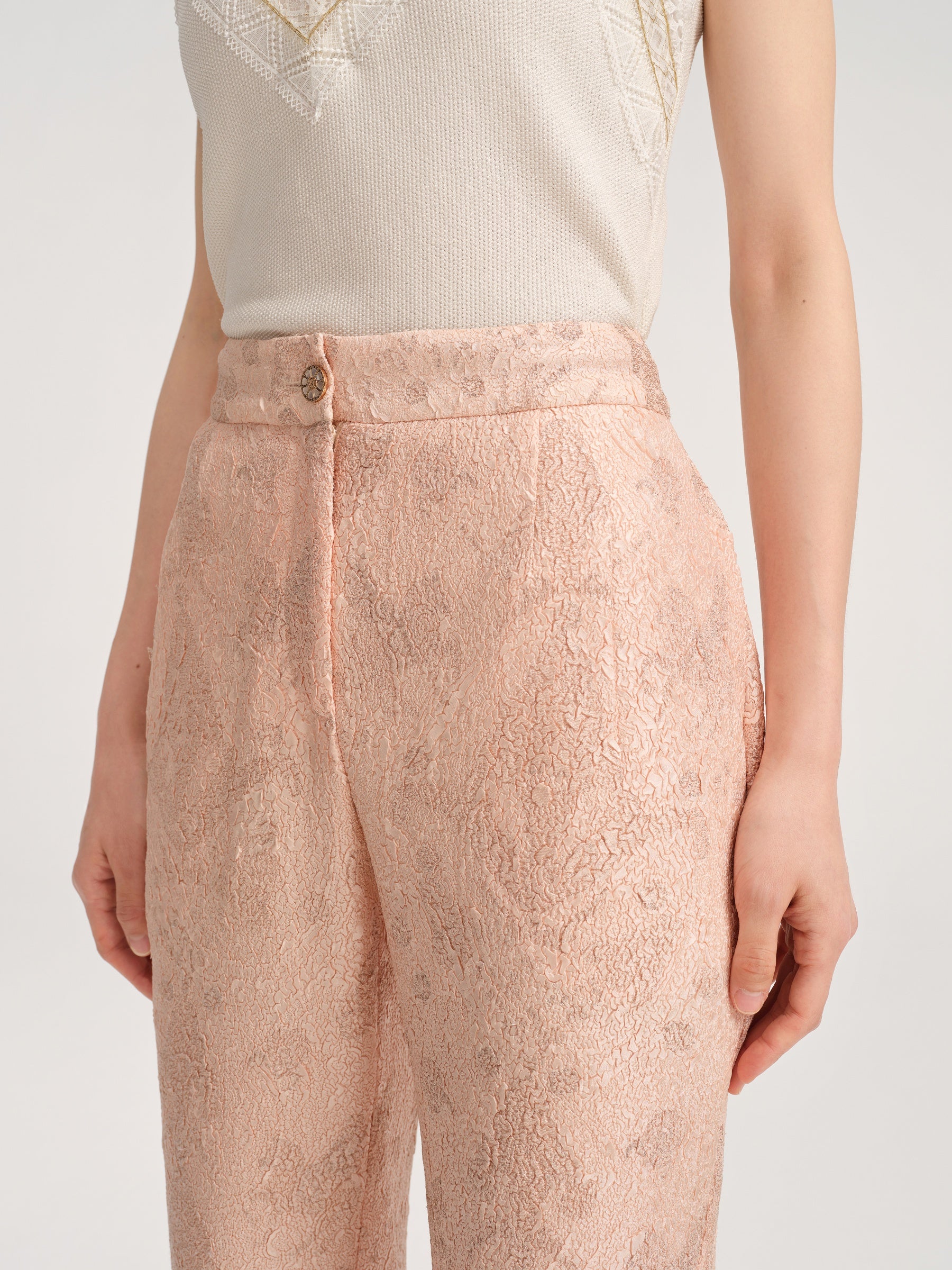 YAYING Beige Straight Leg Pants