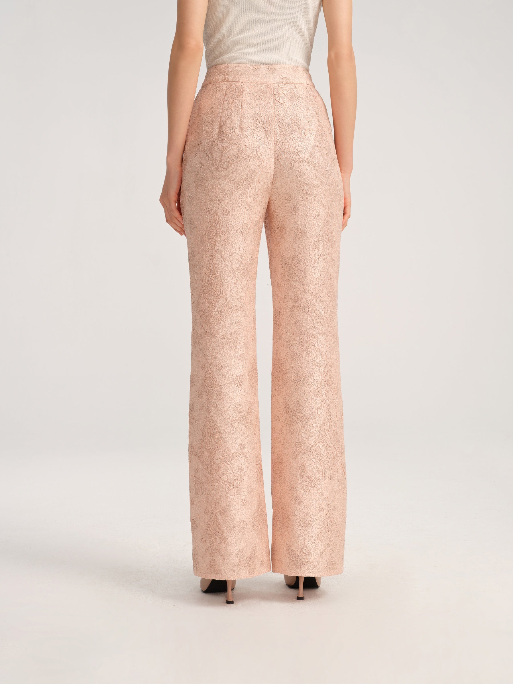 YAYING Beige Straight Leg Pants