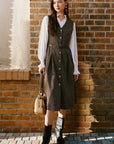 EP YAYING Wool Blend Vest Dress EGLIW4111A