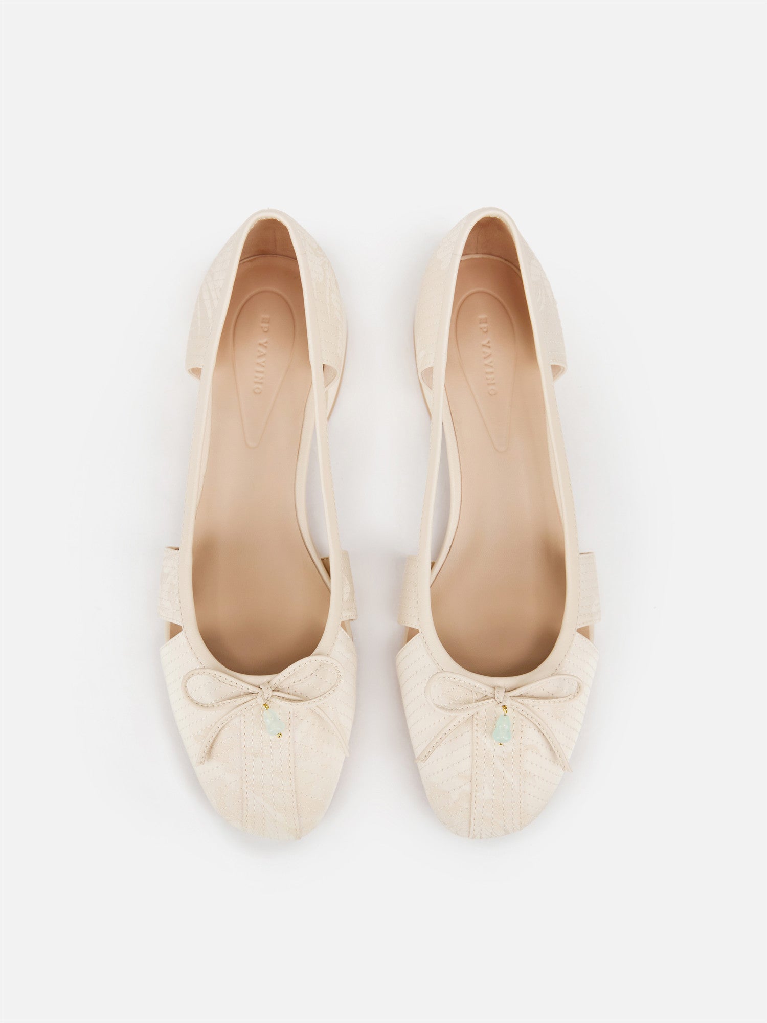 EP YAYING Shimmering Silk Flat Shoes EAKPSXB03CW